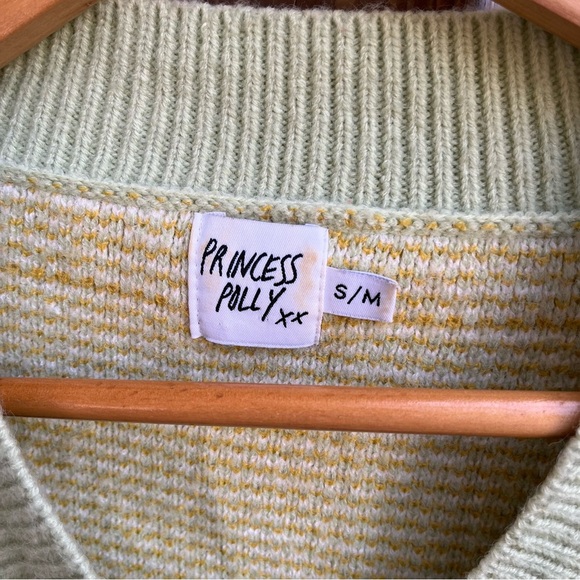 Princess Polly Green Floral/Daisy Cardigan - Picture 2 of 3